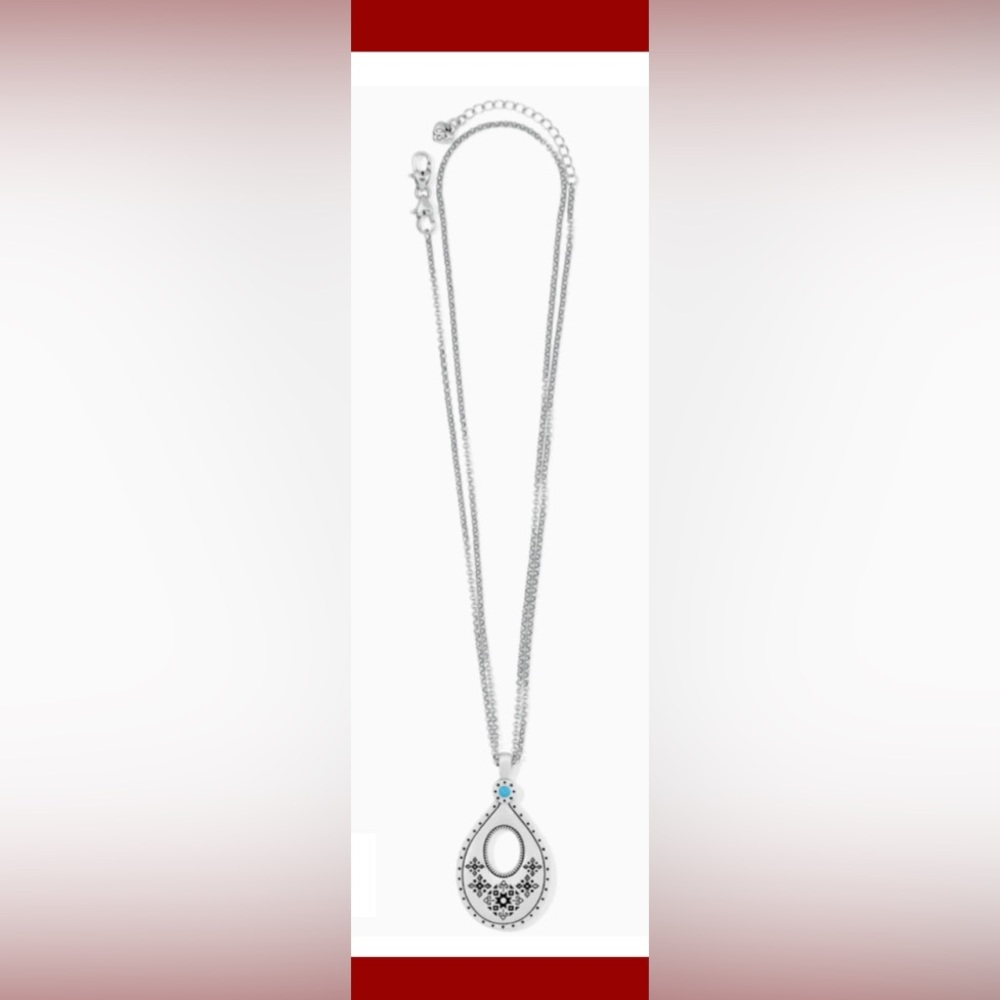 NWT  Beautiful Mosaic Teardrop convertible Necklace